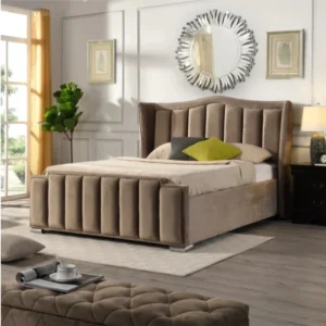 Eric Regal Wing Upholstered Bed